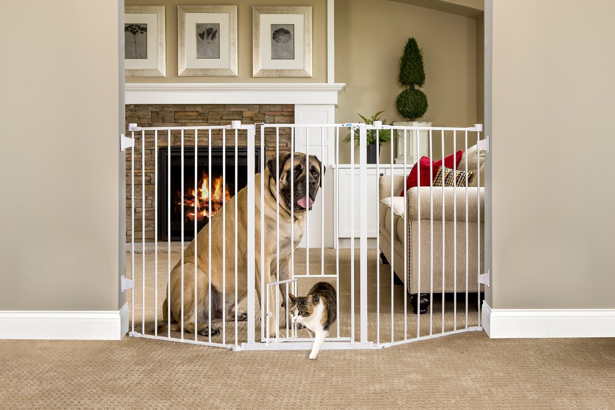 Top paw extra tall best sale walk through pet gate