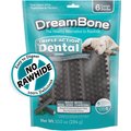 DreamBone Triple Action Dental Sticks Charcoal Dog Dental Treat, 10-oz bag, 6 count