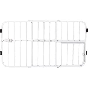 Carlson Pet Products Mini Tuffy Expandable Dog Gate with Pet Door