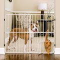 Carlson Pet Products Extra Tall Big Tuffy Expandable Gate with Pet Door, 32-in