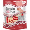 Good 'n' Fun Valentine Munchy Hearts Dog Rawhide Treat, 5.3-oz bag, 2 count