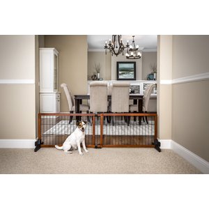 Carlson Pet Products Design Studio Freestanding Extra Wide Pet Gate, 20-in