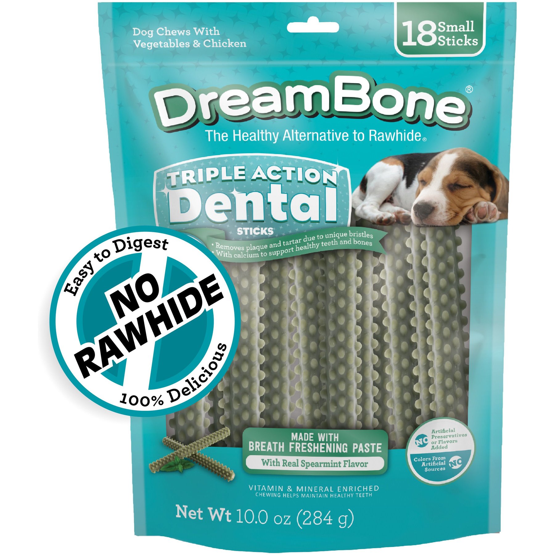 DREAMBONE Triple Action Dental Sticks Kelp for Small & Medium Sized