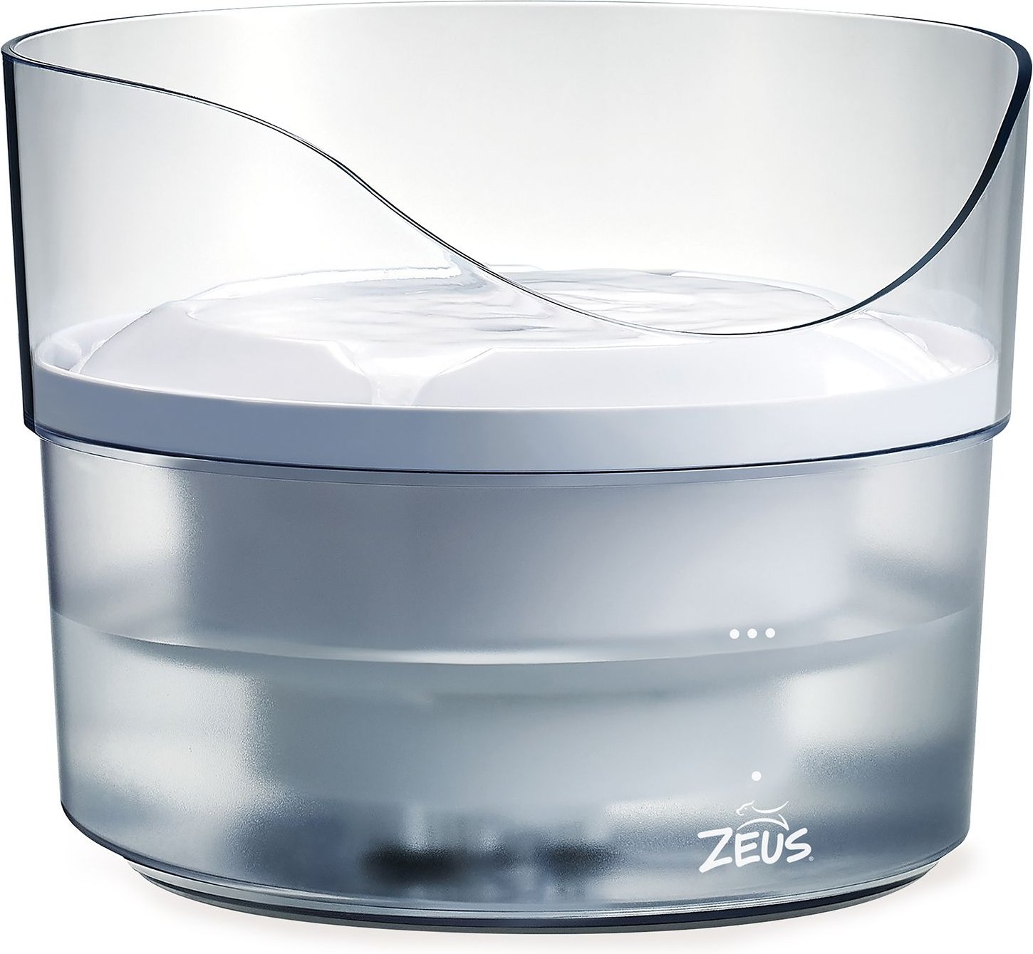 zeus fresh & clear elevated dog and cat water dispenser