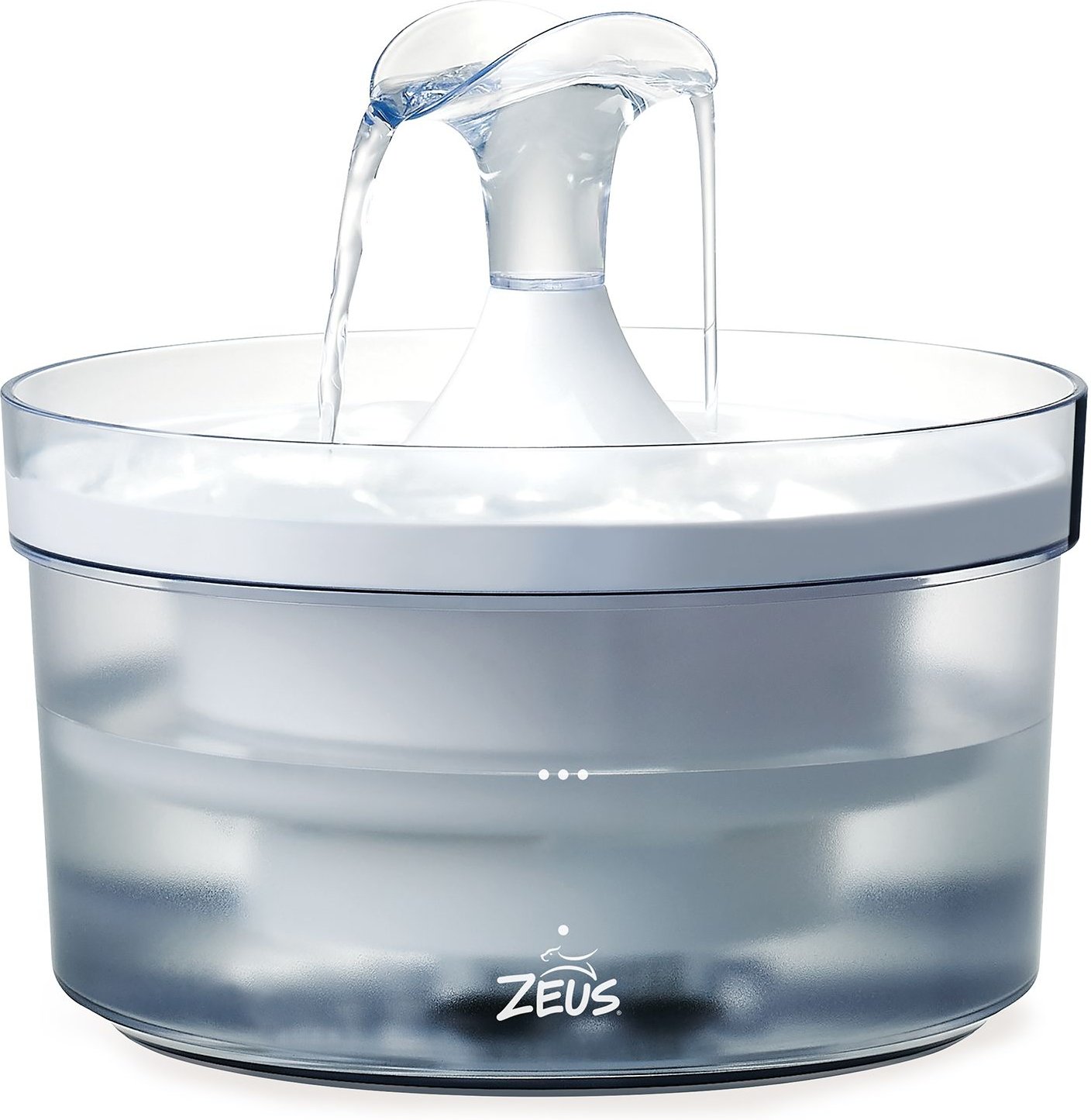 zeus fresh & clear elevated dog and cat water dispenser