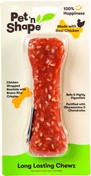 Pet 'n Shape Long Lasting Chewz Chicken Bones 6" Dog Treats, 1 pack
