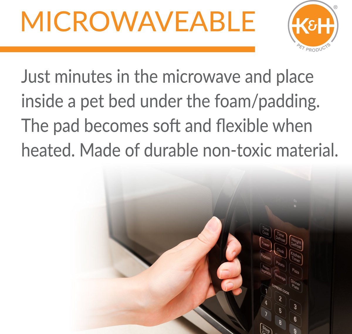 Microwavable pet best sale bed warmer