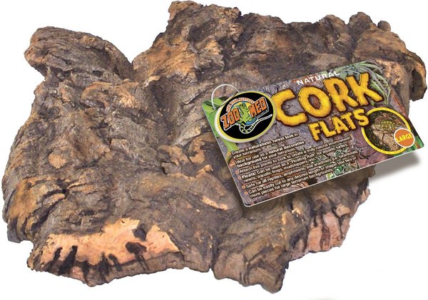 Zoo Med Natural Cork Bark Flat reptile Wood, Natural, Large slide 1 of 1