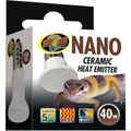 Zoo Med Nano Ceramic Heat Emitter Reptile Heater, Silver, 40-wtts
