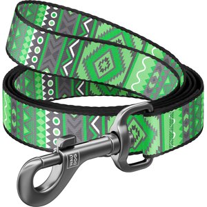 WAUDOG Nylon dog leash, Etno Green, Large