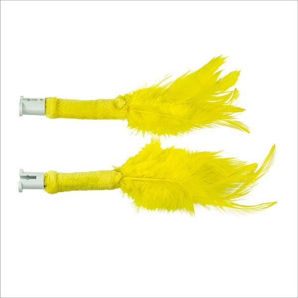 Pet Fit For Life 7 Piece Replacement Feather Pack for Wand Cat Toy