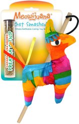 Meowijuana Refillable Get Smashed Llama Pinata Wand Cat Toy