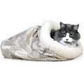 K&H Pet Products Kitty Crinkle Sack Cat Bed, Tan