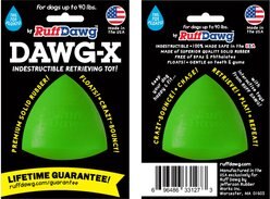 Ruff Dawg Triangular Rubber Retreiving Dog Toy, Assorted Colors, Regular