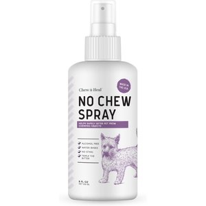 Chew + Heal No Chew Dog & Cat Spray, 8-oz bottle