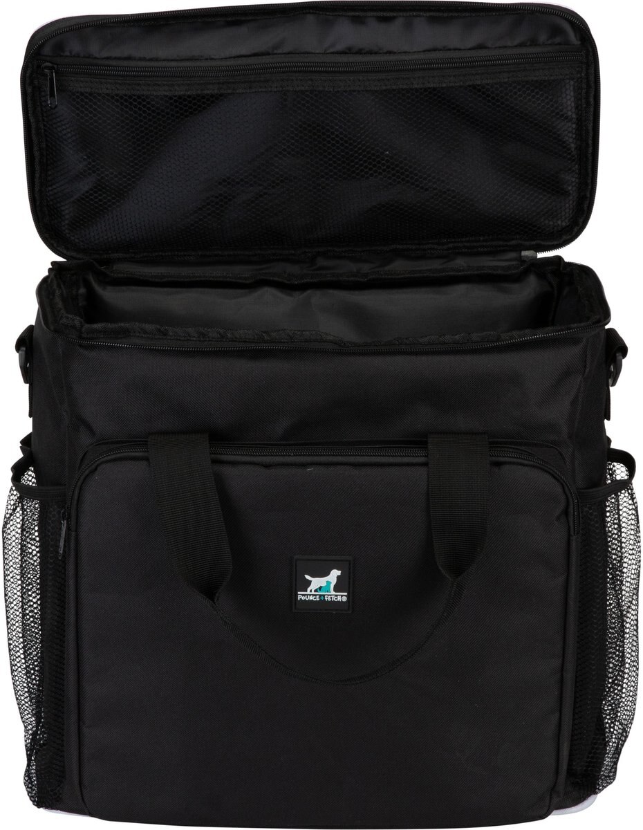 POUNCE + FETCH Weekender Dog Food Travel Kit, Black, Large
