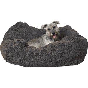 K&H Pet Products Cuddle Cube Pillow Cat & Dog Bed, Grey, Small