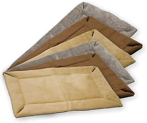 K&H Pet Products Self-Warming Dog Crate Pad, Mocha, 14 x 22 in