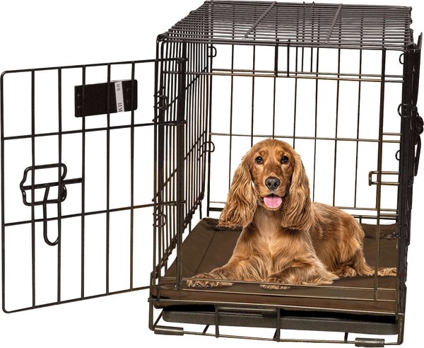 K&H Pet Products Self-Warming Dog Crate Pad, Mocha, 21 x 31 in slide 1 of 11