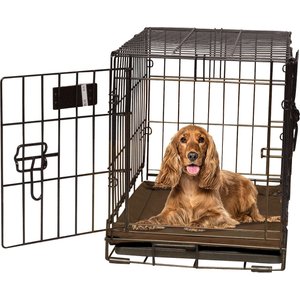K&H Pet Products Self-Warming Dog Crate Pad, Mocha, 21 x 31 in