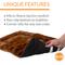 Show in main carousel: K&H Pet Products Self-Warming Dog Crate Pad, Mocha, 21 x 31 in slide 3 of 12