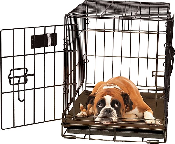 K&H Pet Products Self-Warming Dog Crate Pad, Mocha, 25 x 37 in slide 1 of 11