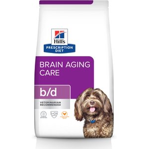 Hill's Prescription Diet b/d Brain Aging Care Chicken Flavor Dry Dog Food, 17.6-lb bag