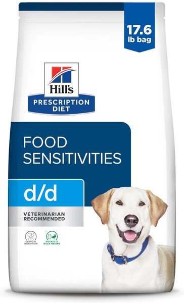 HILL S PRESCRIPTION DIET d d Skin Food Sensitivities Potato Duck Recipe Dry Dog Food 17.6 lb bag Chewy