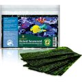 SunGrow Dried Green Seaweed Sheets Snack for Betta & Hermit Crab, Veggie Fish Food Supplement