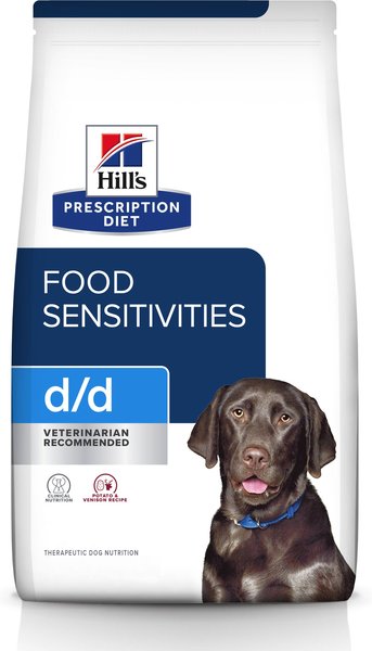 Hill's Prescription Diet d/d Skin/Food Sensitivities Potato & Venison Dry Dog Food, 17.6-lb bag slide 1 of 11