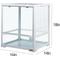 Show in main carousel: OiiBO Knock Down Single Door Glass Terrarium, White, 18-gal slide 4 of 8