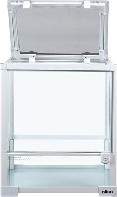 Show full view: OiiBO Knock Down Single Door Glass Terrarium, White, 18-gal slide 5 of 8