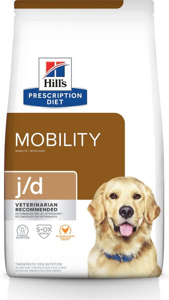 Hill's Prescription Diet j/d Joint Care Chicken Flavor Dry Dog Food, 27.5-lb bag slide 1 of 11