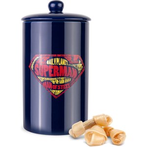 Fetch For Pets DC Comics Superman Logo Dog Bowl, 3.5 cup