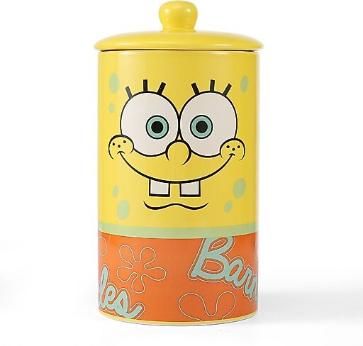 Fetch For Pets Spongebob Dog Treat Jar, 10X15-in