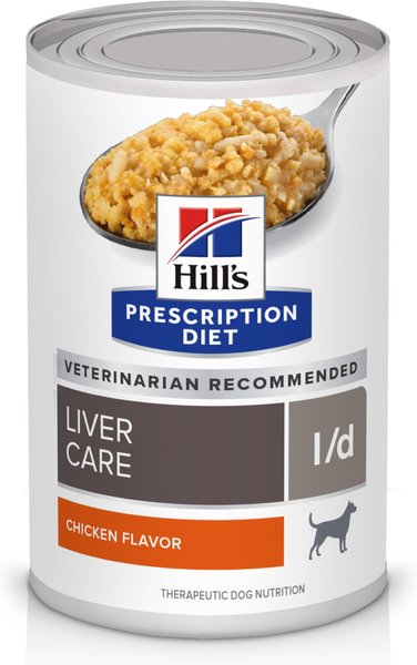 Hill's Prescription Diet l/d Liver Care Original Flavor Wet Dog Food, 13-oz, case of 12 slide 1 of 11