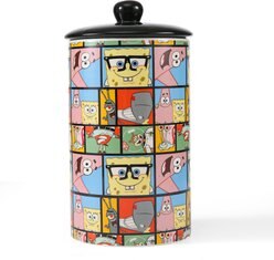 Fetch For Pets Spongebob Sponge Deco Dog Treat Jar, 10X15-in