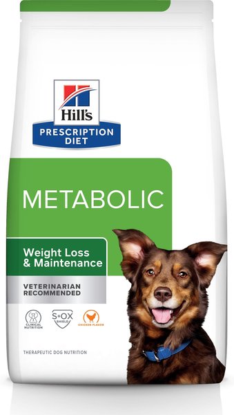 Hill's Prescription Diet Metabolic Chicken Flavor Dry Dog Food, 17.6-lb bag slide 1 of 11