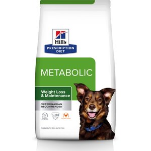 Hill's Prescription Diet Metabolic Chicken Flavor Dry Dog Food, 27.5-lb bag