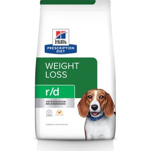 Hill's Prescription Diet r/d Weight Reduction Chicken Flavor Dry Dog Food, 8.5-lb bag