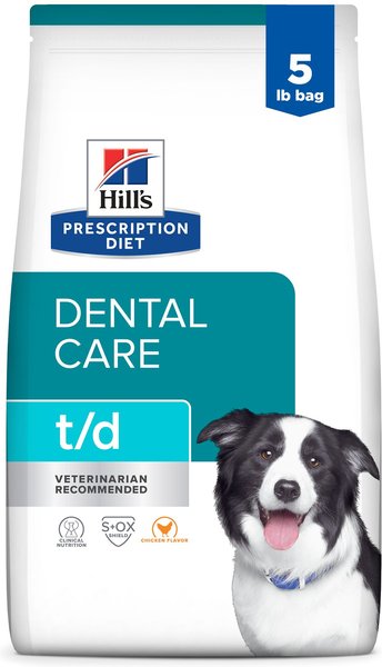 HILL S PRESCRIPTION DIET t d Dental Care Chicken Flavor Dry Dog Food 5 lb bag Chewy