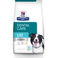 Hill's Prescription Diet t/d Dental Care Chicken Flavor Dry Dog Food, 5-lb bag