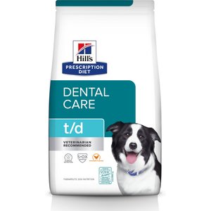Hill's Prescription Diet t/d Dental Care Chicken Flavor Dry Dog Food, 25-lb bag