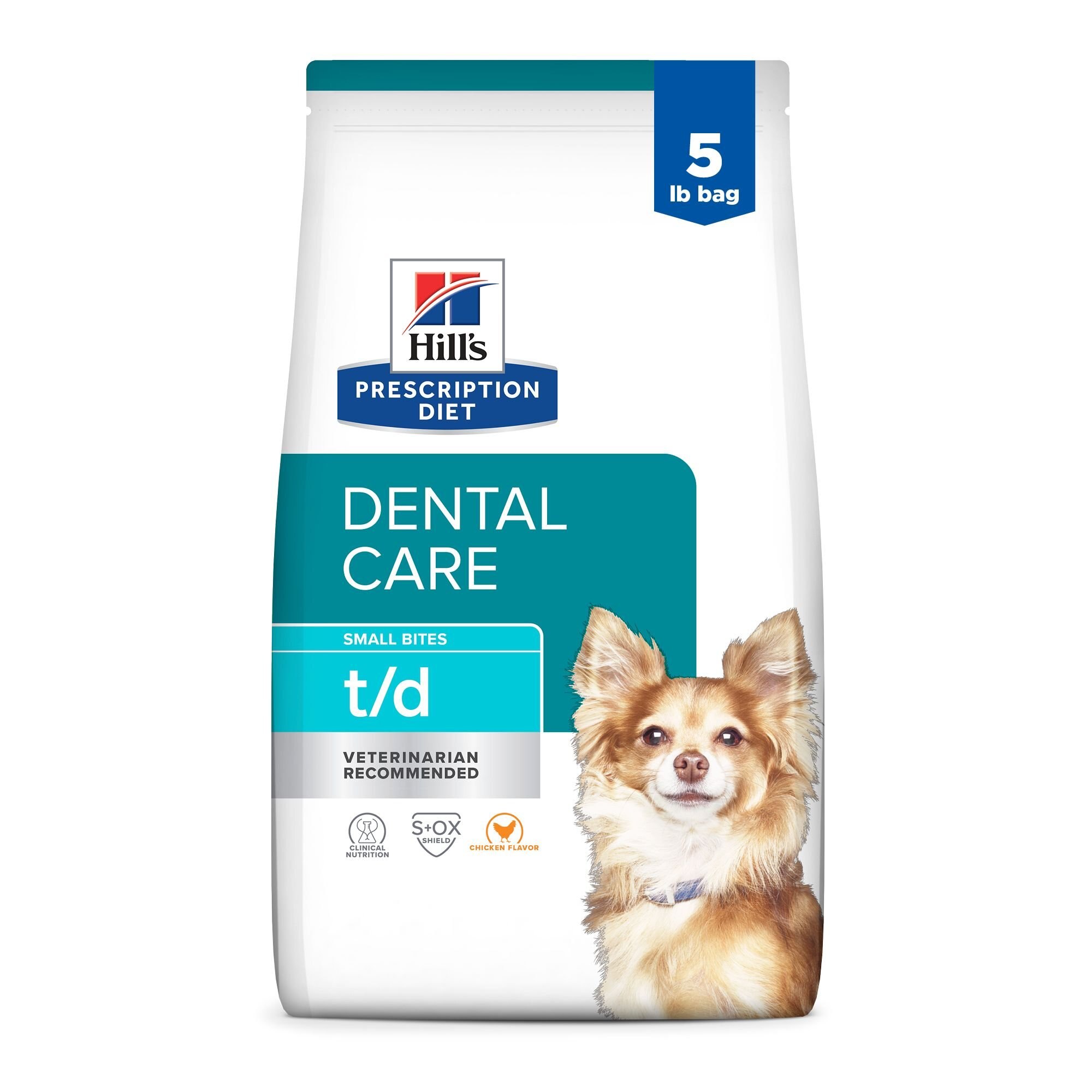 HILL'S PRESCRIPTION DIET t/d Dental Care Small Bites Chicken Flavor Dry