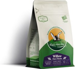 Rabbit Hole Hay All Natural Willow Chew Sticks Chinchilla, Rabbit, & Guinea Pig Treats, 30 count