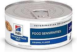Hill's Prescription Diet z/d Skin/Food Sensitivities Original Flavor Wet Cat Food, 5.5-oz, case of 24