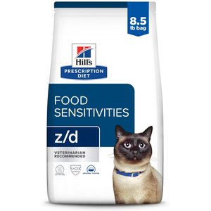 Hill s Prescription Diet z d Low Allergen Dry Cat Food 8.5 lb bag