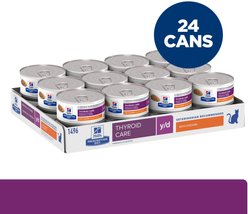 Hill's Prescription Diet y/d Thyroid Care with Chicken Wet Cat Food, 5.5-oz, case of 24 slide 2 of 9
