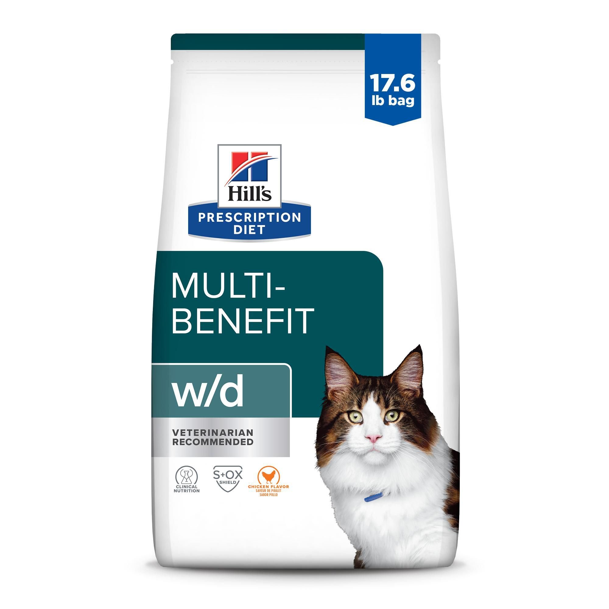 HILL S PRESCRIPTION DIET w d Multi Benefit with Chicken Dry Cat