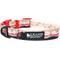 Show in main carousel: Leash Boss Patterned Dog Collar, Beige/Red, Small slide 1 of 7